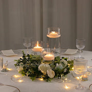 Set of 6", 8", 12" Premium Glass Cylinder Vases Centerpieces - Clear VASE_A3_SET01_CLR