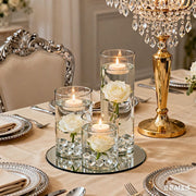 Set of 6", 8", 12" Premium Glass Cylinder Vases Centerpieces - Clear VASE_A3_SET01_CLR