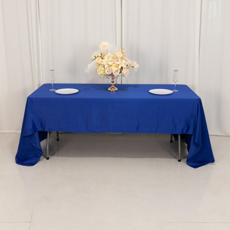 60" x 126" Lamour Satin Rectangular Tablecloth