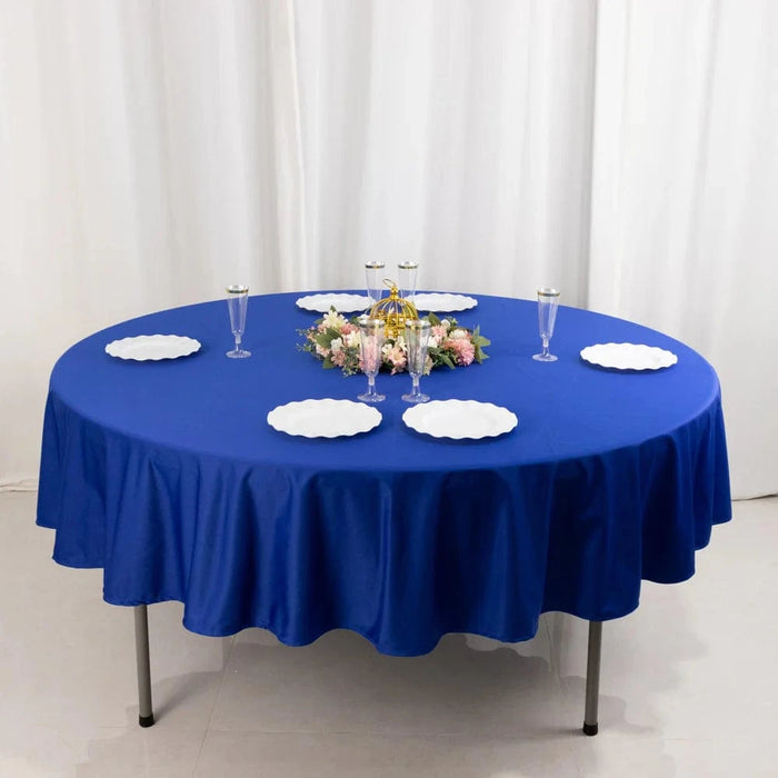 90" Premium Scuba Round Tablecloth