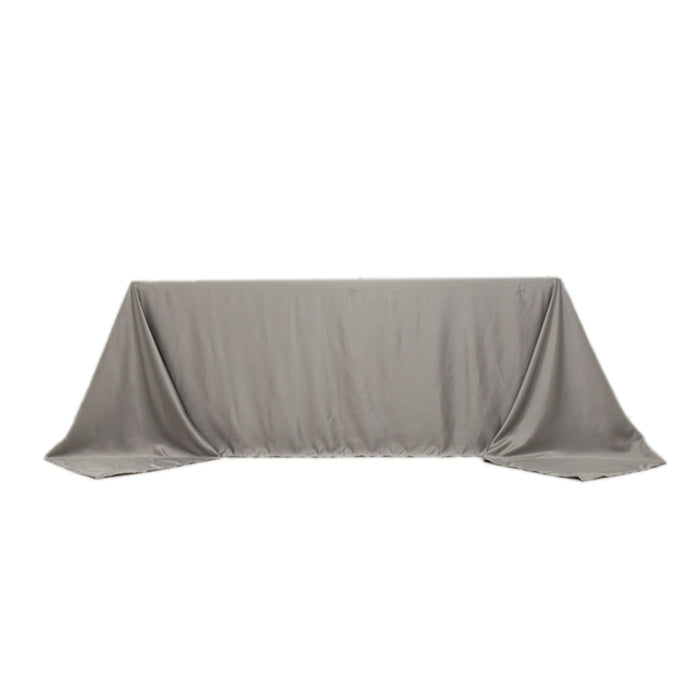 90" x 132" Lamour Satin Rectangular Tablecloth