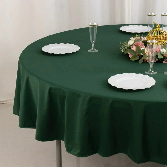 90" Premium Scuba Round Tablecloth