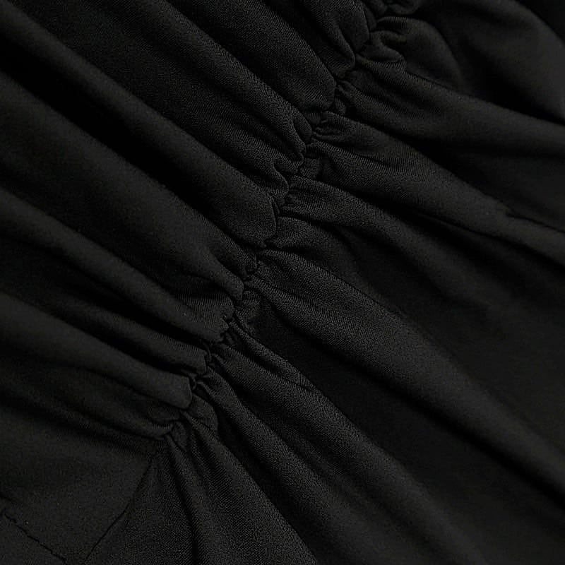 Spandex Fitted Folding Chair Cover with Ruched Swag Back and Foot Pockets