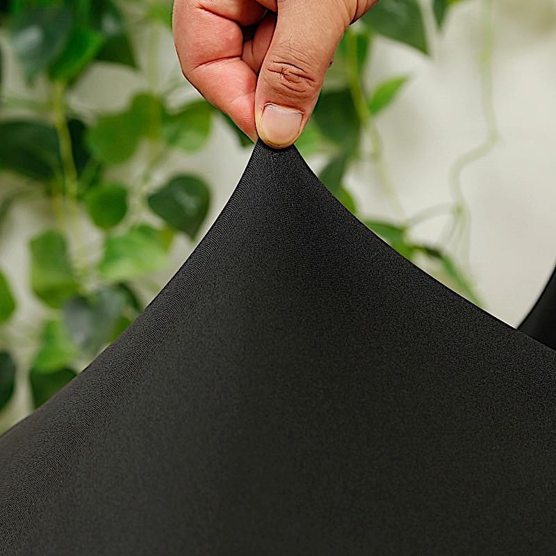 Spandex Fitted Folding Chair Cover with Ruched Swag Back and Foot Pockets