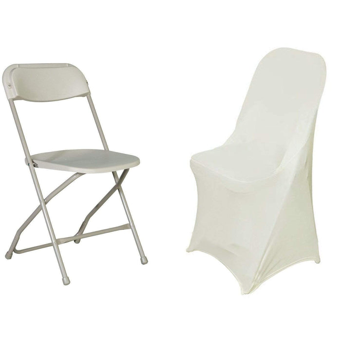 10 pcs Spandex Folding Chair Covers Wedding Party Decorations