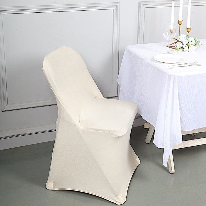 10 pcs Spandex Folding Chair Covers Wedding Party Decorations