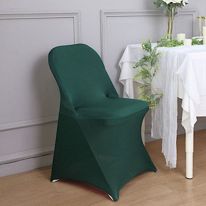 10 pcs Spandex Folding Chair Covers Wedding Party Decorations