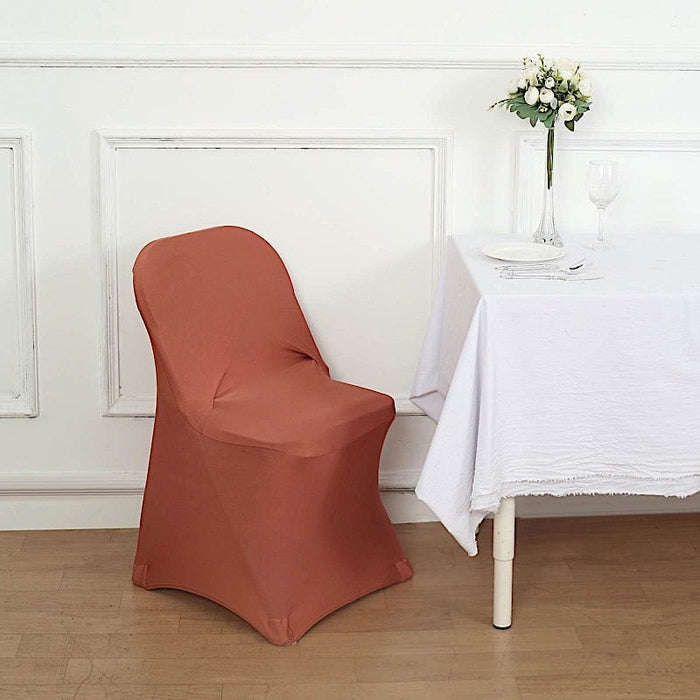 10 pcs Spandex Folding Chair Covers Wedding Party Decorations