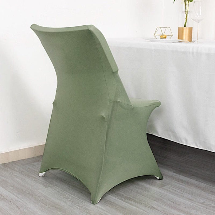 10 pcs Spandex Folding Chair Covers Wedding Party Decorations