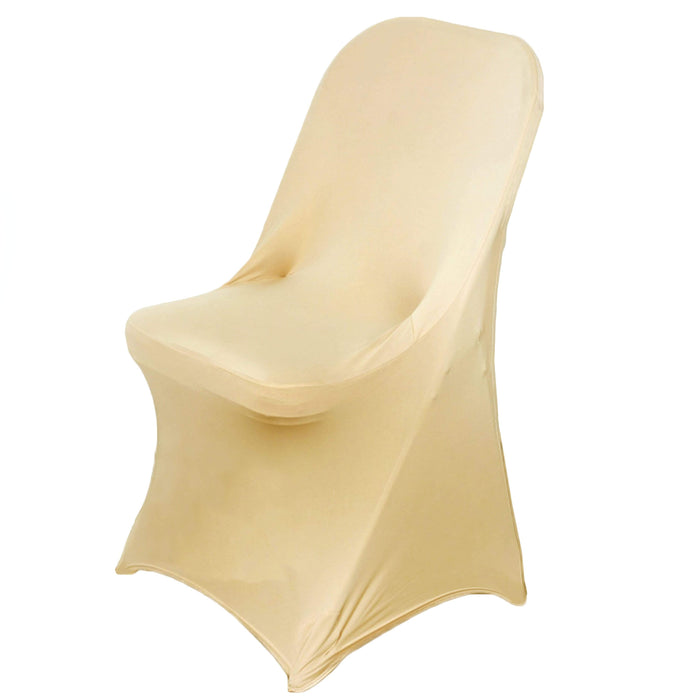 Spandex Folding Chair Cover Wedding Party Decorations CHAIR_SPFD_WHT