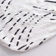 Spandex Stretch Banquet Chair Cover with Wave Embroidered Sequins