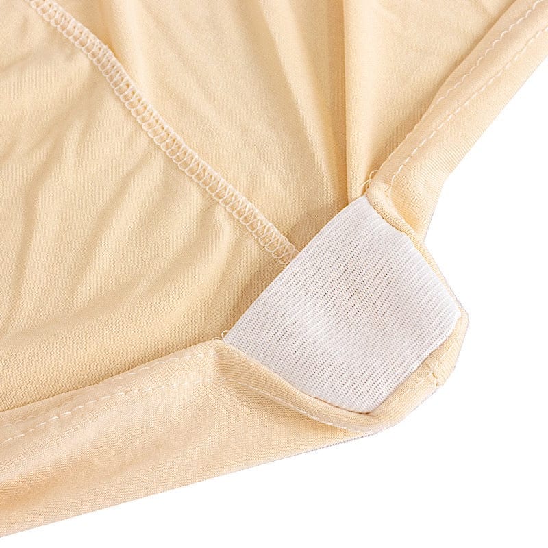 Spandex Stretchable Banquet Chair Cover with Silver Rhinestone Buckled