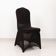Spandex Stretchable Banquet Chair Cover with Silver Rhinestone Buckled