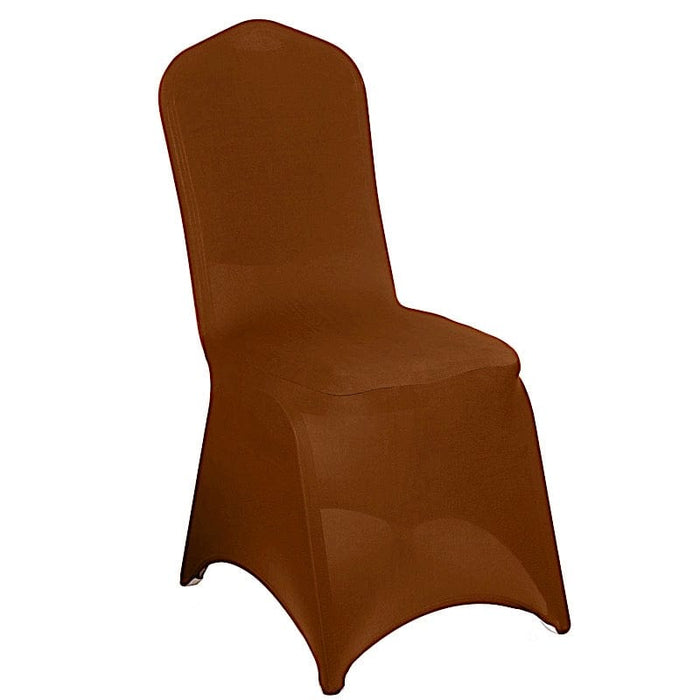 Spandex Stretchable Chair Cover Wedding Decorations CHAIR_SPX_BRN