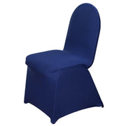 Spandex Stretchable Chair Cover Wedding Decorations CHAIR_SPX_NAVY
