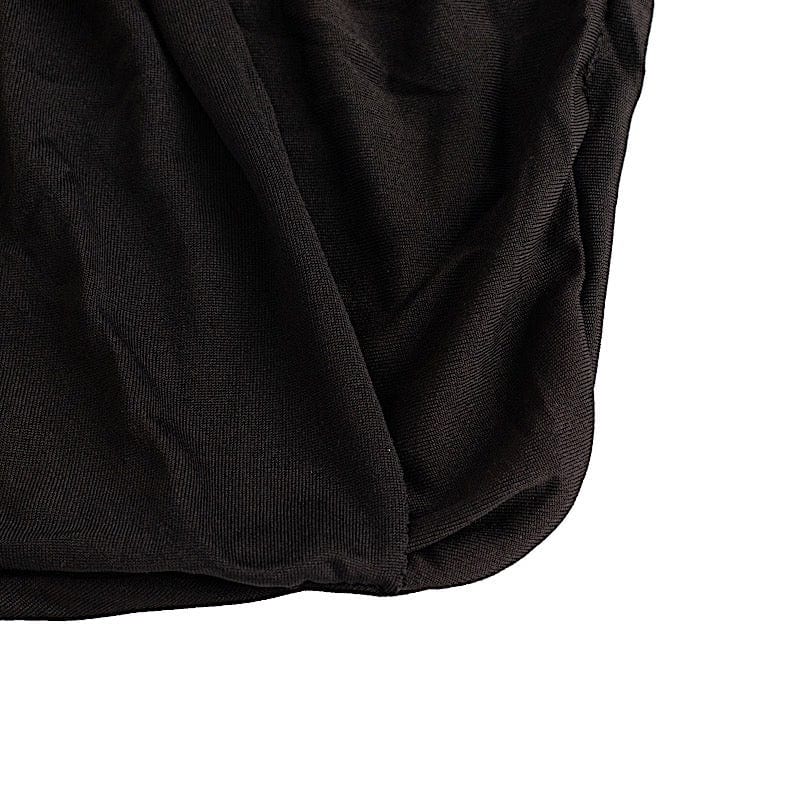 Spandex Stretchable Folding Chair Cover with Silver Rhinestone Buckled