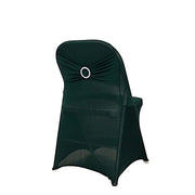Spandex Stretchable Folding Chair Cover with Silver Rhinestone Buckled CHAIR_SPFD_BAND_HUNT