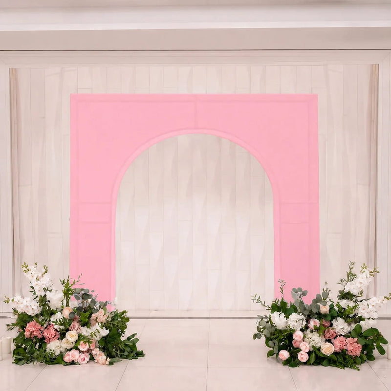 Spandex Wedding Arch Cover for 7 ft Arc de Triomphe Stand