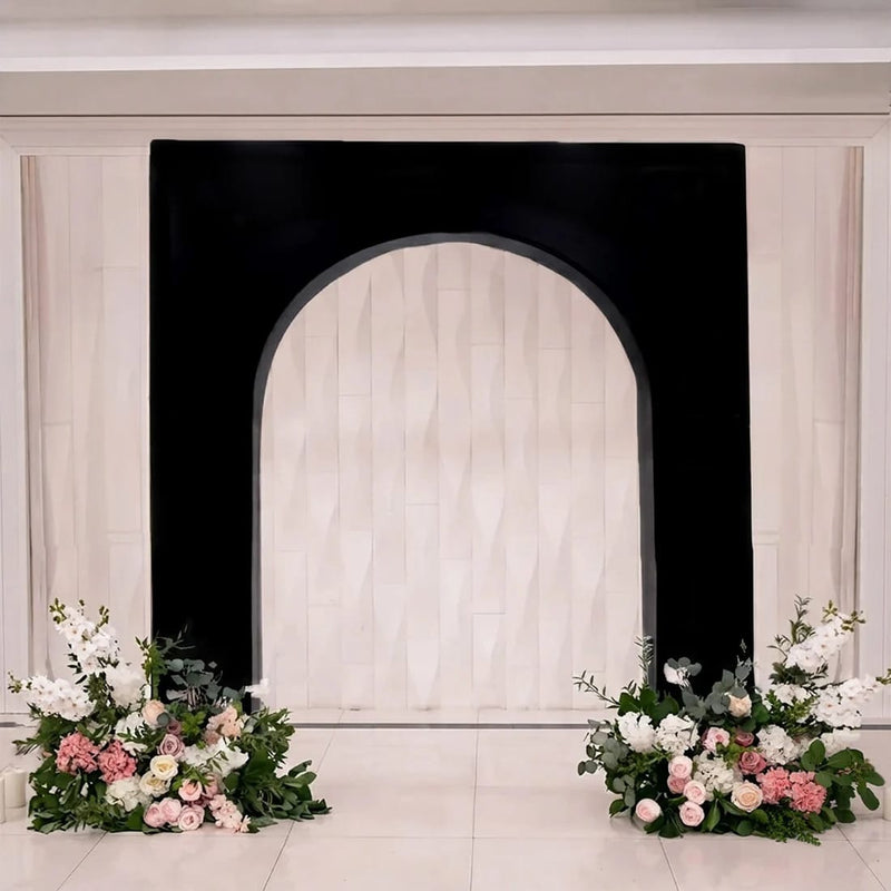 Spandex Wedding Arch Cover for 7 ft Arc de Triomphe Stand