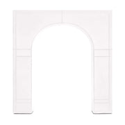Spandex Wedding Arch Cover for 7 ft Arc de Triomphe Stand BKDP_STND_TRIOM_SPX_6_WHT
