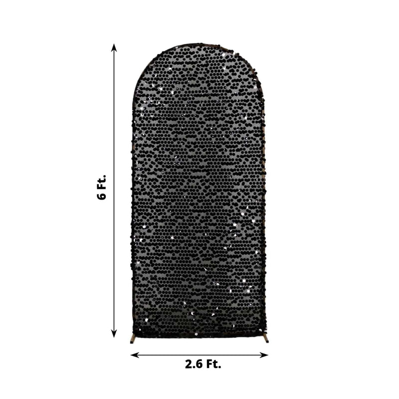 Sparkly Big Payette Sequin Fitted Chiara Backdrop Stand Cover