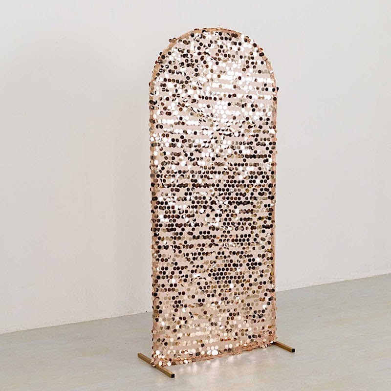 Sparkly Big Payette Sequin Fitted Chiara Backdrop Stand Cover