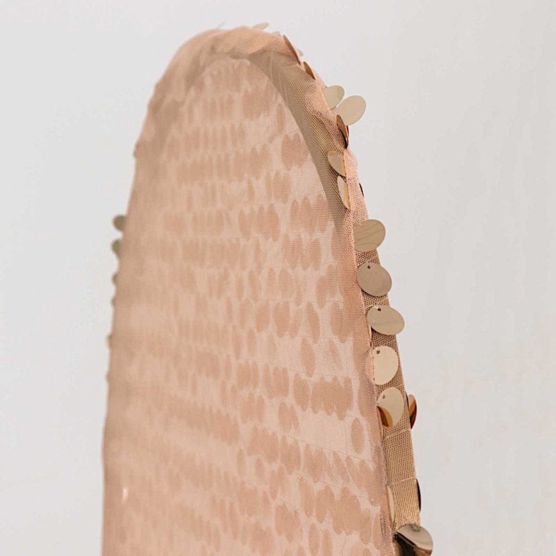 Sparkly Big Payette Sequin Fitted Chiara Backdrop Stand Cover