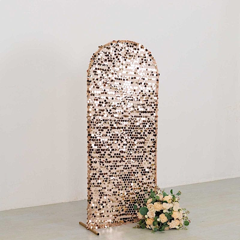 Sparkly Big Payette Sequin Fitted Chiara Backdrop Stand Cover