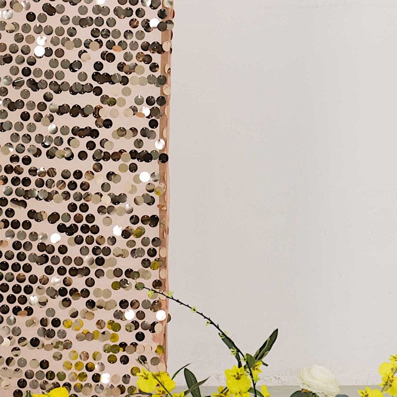 Sparkly Big Payette Sequin Fitted Chiara Backdrop Stand Cover