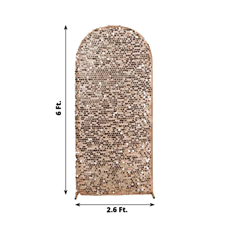 Sparkly Big Payette Sequin Fitted Chiara Backdrop Stand Cover