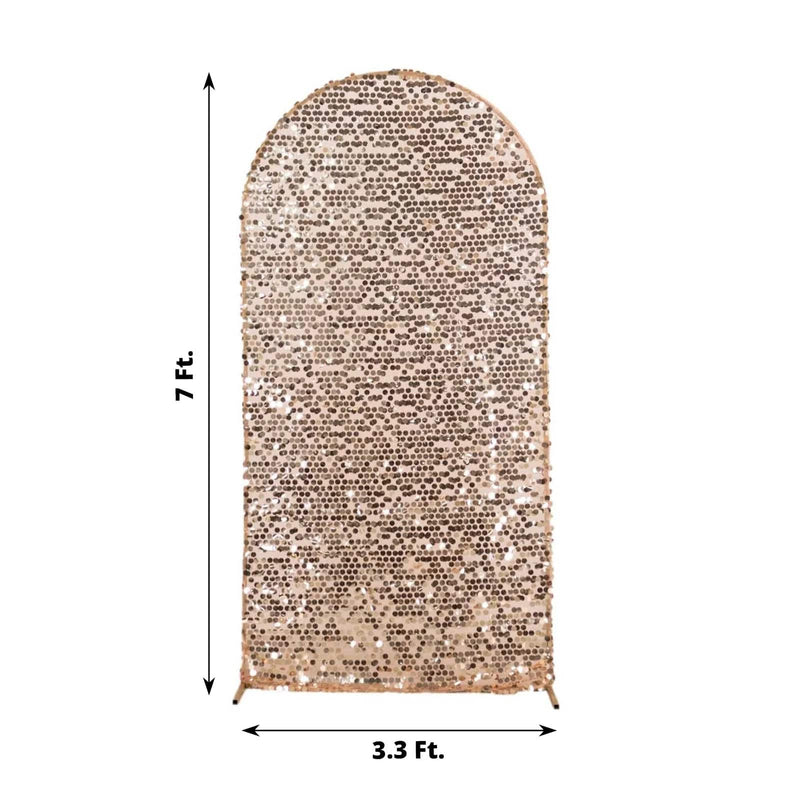 Sparkly Big Payette Sequin Fitted Chiara Backdrop Stand Cover