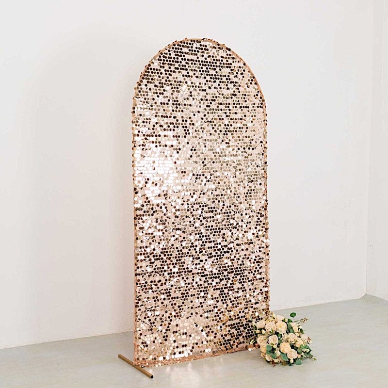 Sparkly Big Payette Sequin Fitted Chiara Backdrop Stand Cover