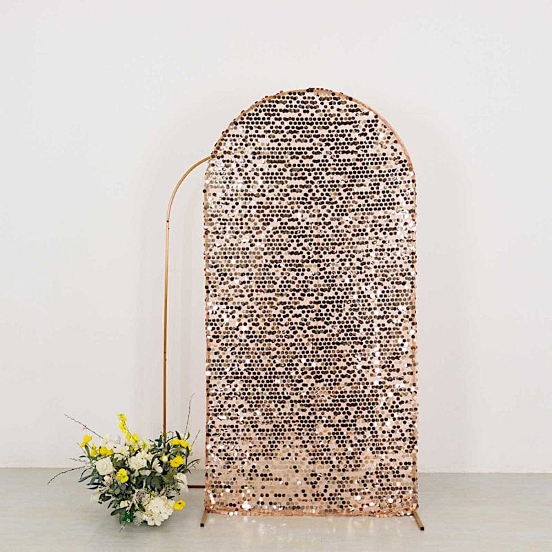 Sparkly Big Payette Sequin Fitted Chiara Backdrop Stand Cover