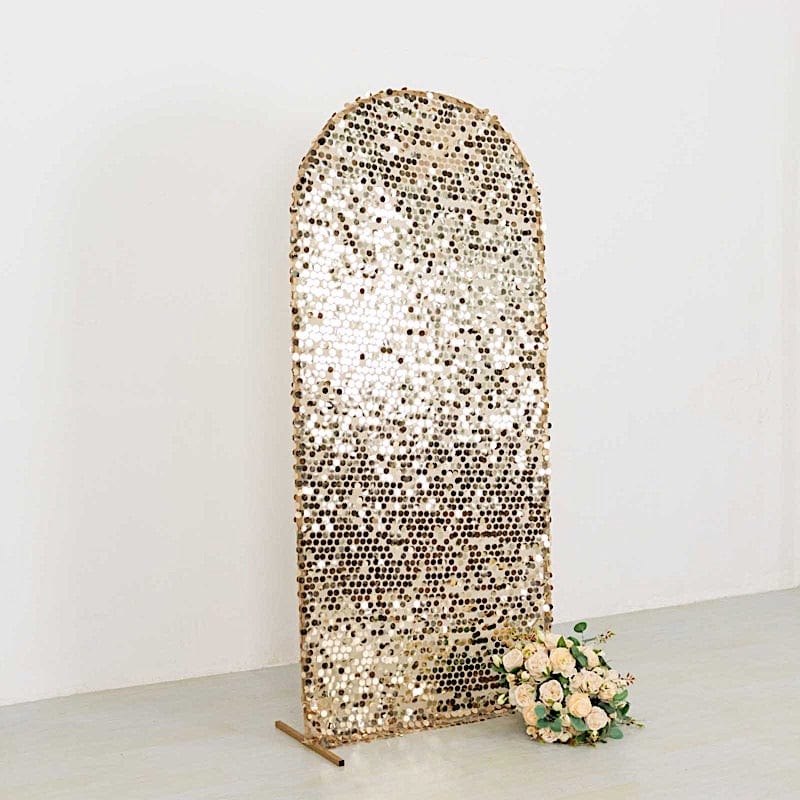 Sparkly Big Payette Sequin Fitted Chiara Backdrop Stand Cover
