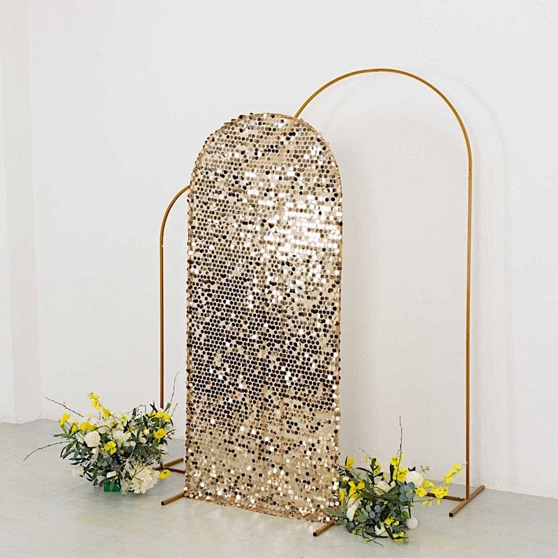 Sparkly Big Payette Sequin Fitted Chiara Backdrop Stand Cover