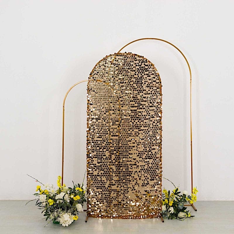 Sparkly Big Payette Sequin Fitted Chiara Backdrop Stand Cover