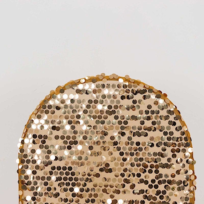 Sparkly Big Payette Sequin Fitted Chiara Backdrop Stand Cover