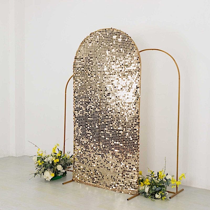 Sparkly Big Payette Sequin Fitted Chiara Backdrop Stand Cover