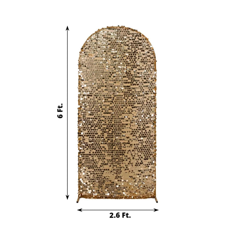 Sparkly Big Payette Sequin Fitted Chiara Backdrop Stand Cover