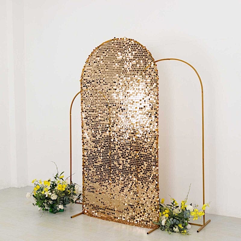 Sparkly Big Payette Sequin Fitted Chiara Backdrop Stand Cover