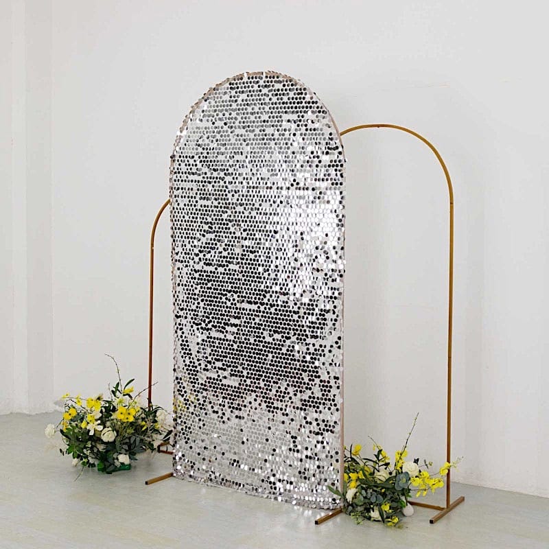 Sparkly Big Payette Sequin Fitted Chiara Backdrop Stand Cover