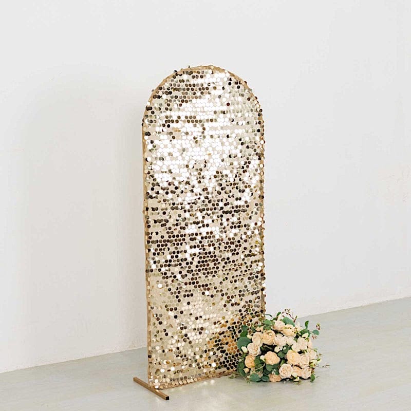 Sparkly Big Payette Sequin Fitted Chiara Backdrop Stand Cover