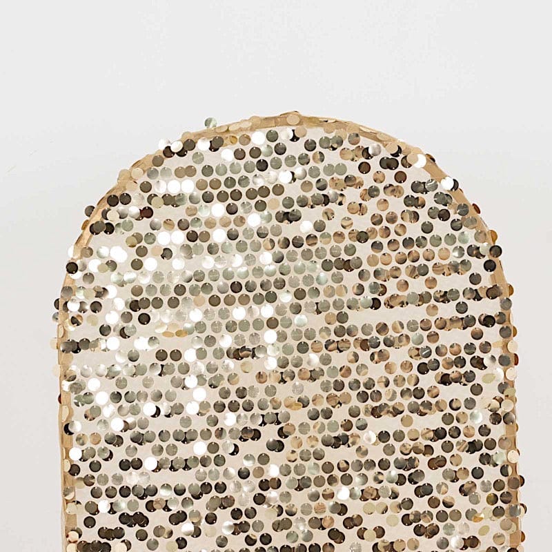 Sparkly Big Payette Sequin Fitted Chiara Backdrop Stand Cover