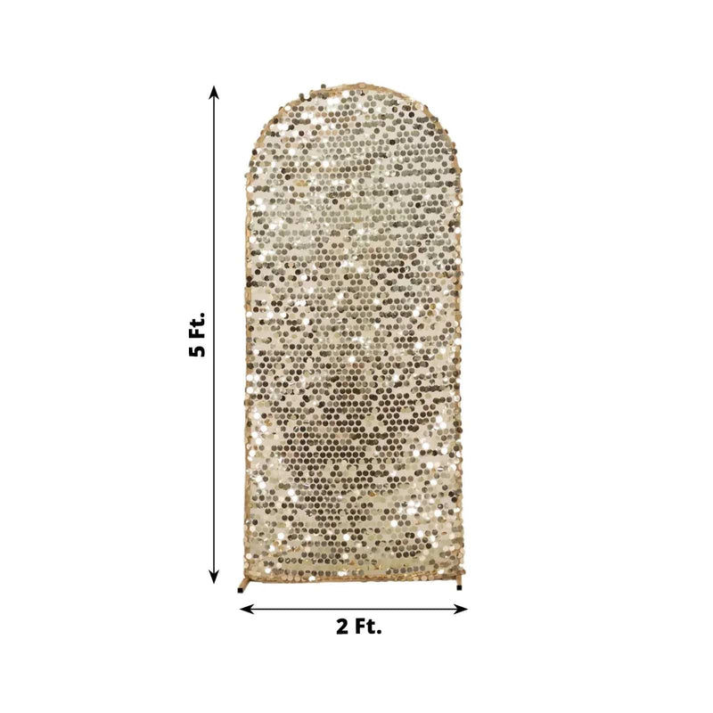 Sparkly Big Payette Sequin Fitted Chiara Backdrop Stand Cover