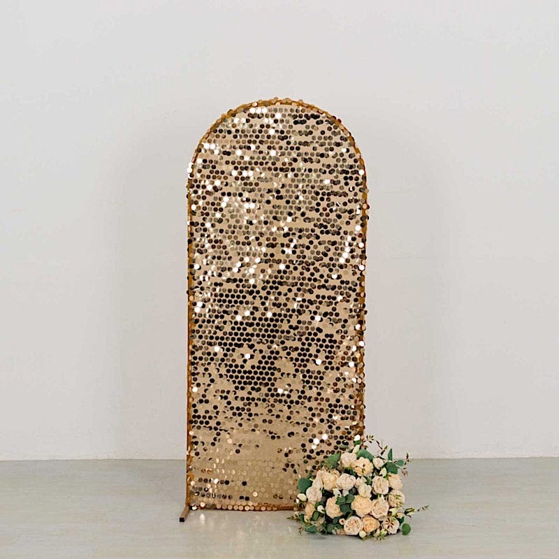 Sparkly Big Payette Sequin Fitted Chiara Backdrop Stand Cover