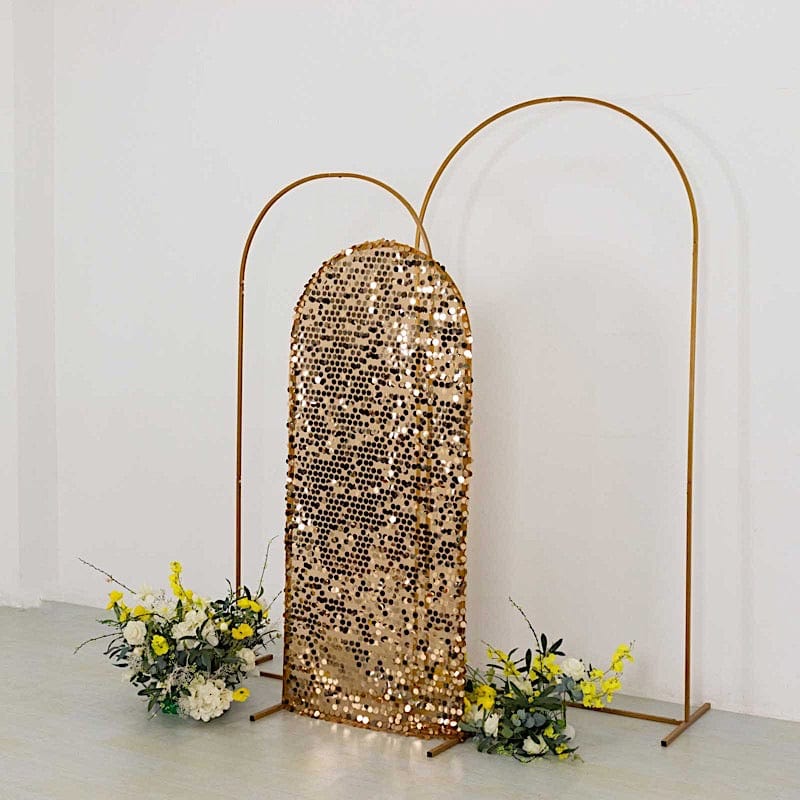 Sparkly Big Payette Sequin Fitted Chiara Backdrop Stand Cover