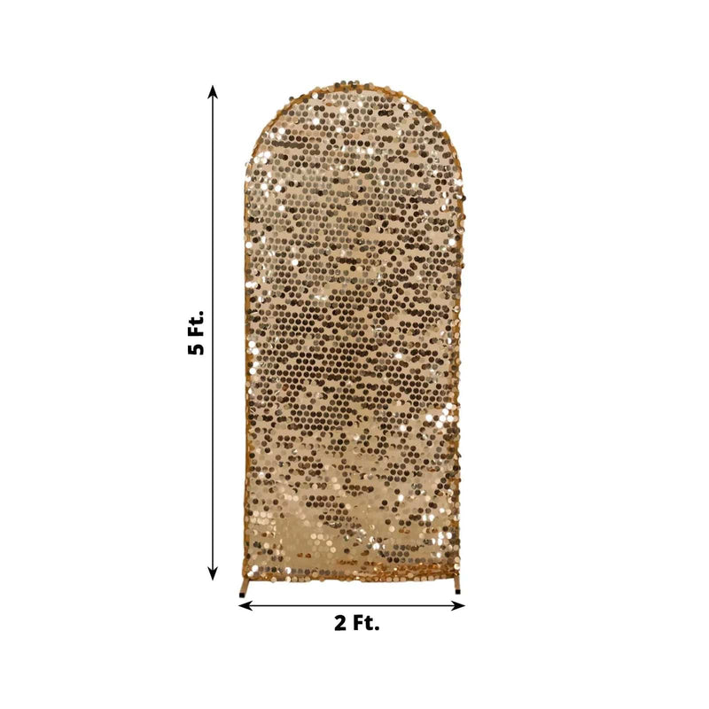 Sparkly Big Payette Sequin Fitted Chiara Backdrop Stand Cover