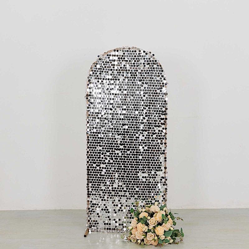 Sparkly Big Payette Sequin Fitted Chiara Backdrop Stand Cover