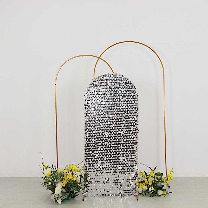 Sparkly Big Payette Sequin Fitted Chiara Backdrop Stand Cover
