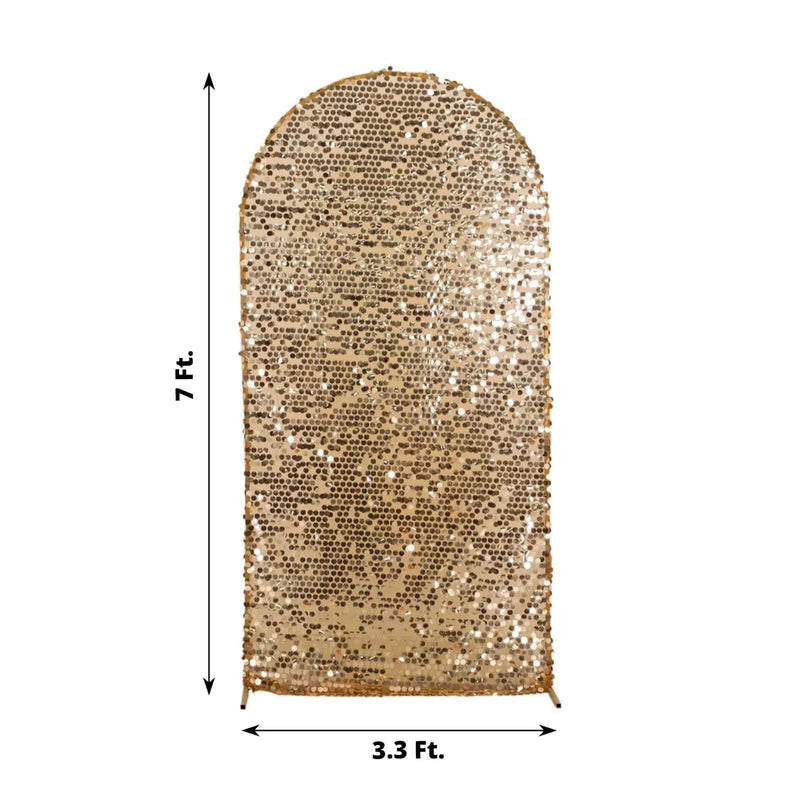 Sparkly Big Payette Sequin Fitted Chiara Backdrop Stand Cover